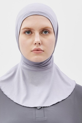 Altobeh Kadın Tesettür Pratik Boyunluklu Hijab - Sporcu Bone Gri