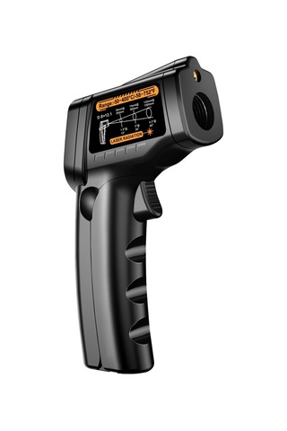 Yifomall Aneng Th109 El Tipi Kızılötesi Sıcaklık Ölçer - Dokunmadan Ölçüm, Lazer Konumlandırma, Lcd Ekran, -50 C/+400 C Aralığı, Siyah Pil Yok