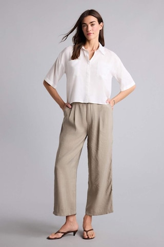 Defacto Wıde Leg Fermuarlı Normal Bel Düz Paça Tencel Pantolon H1929ax26smkh341 Haki-kh341