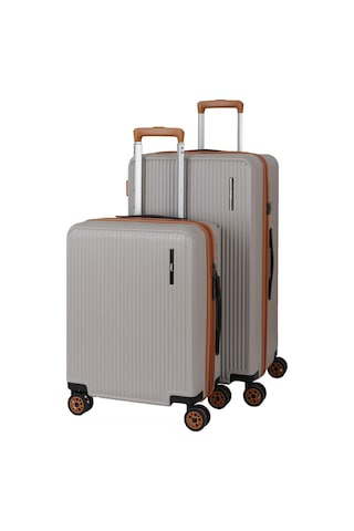 Baggaj V2521 Pc Valiz Sılver Set Beıge/champaıgne