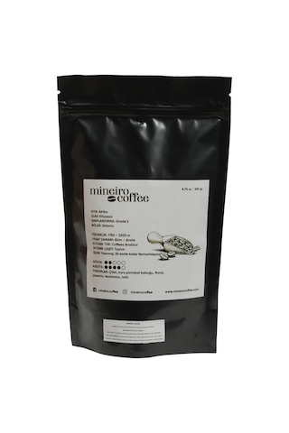 Mineiro Coffee Etiyopya Sidamo Çekirdek Kahve 250 G