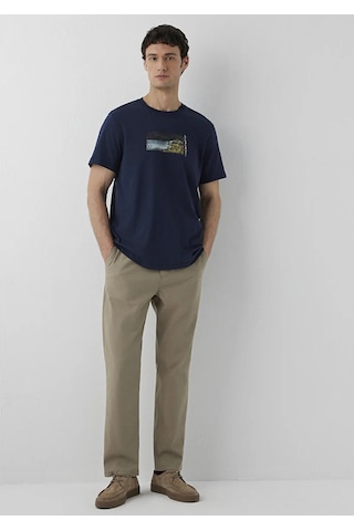 Mavi M0613520-70490 Mavi Baskılı T-shirt Erkek Tişort Lacivert