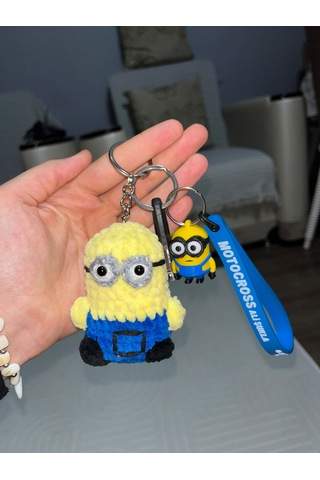 Amigurami Minyon Anahtarlık Çok Renkli