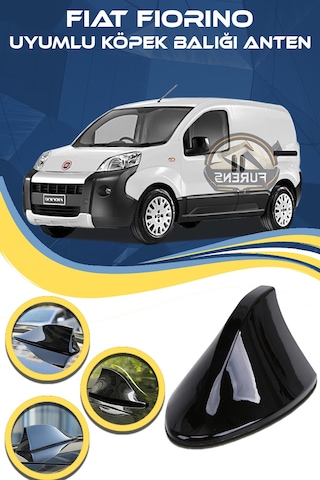 Fiat Fiorino Uyumlu Oto Balık Sırtı Anten Elektrikli Köpekbalığı Balina Tavan Anten