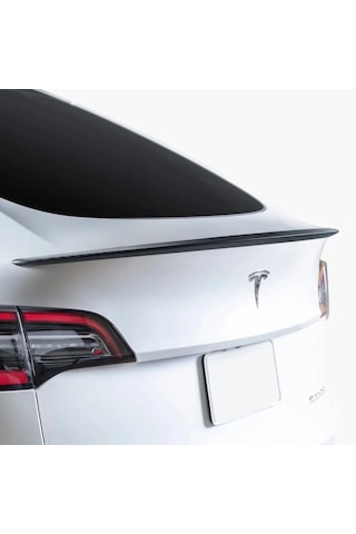 Autogp Tesla Model Y Bagaj Üstü Spoiler Siyah Boyalı Agp-bg-1056