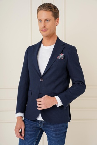 Efor C 685 Slim Fit Lacivert Spor Ceket Lacivert