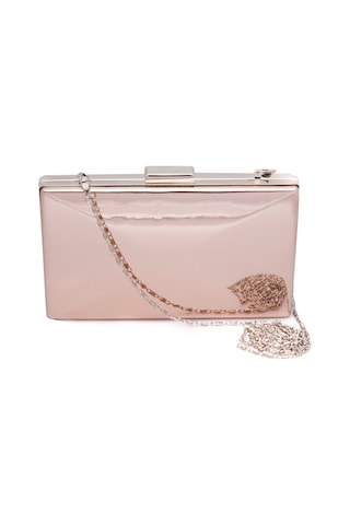 Lela Ayna Görünümlü Zincirli Bayan Abiye Çanta 347136Ayna L Rose