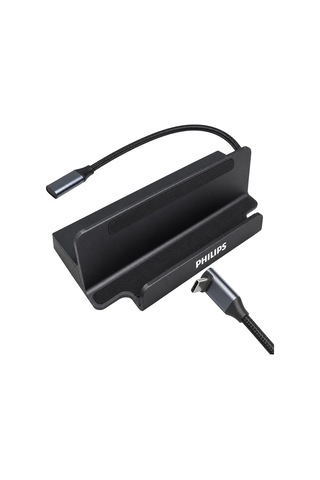 Philips Swr1691a/93 Usb-c 6'sı 1 Arada Stand Tasarımlı Hub - 4k 60hz Hdmı, 1000mbps Lan, 100w Pd