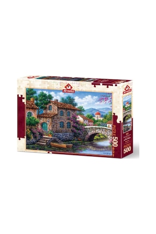 Art Puzzle 500 Parça Çiçekli Kanal Puzzle