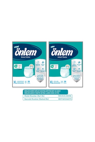 Önlem Xl Emici Külot - 10 Adet XL
