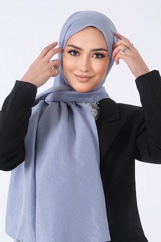 Harem Scarf Brisa Vual Şal - Kot Mavi - Kot Mavi