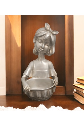 Kırılmaz Polyester,sepetli Kız Biblosu