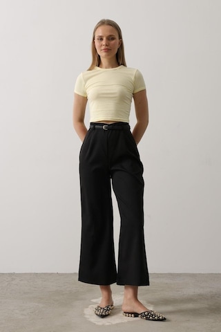 Ge Ticaret Kemer Pens Detaylı Pantolon - Siyah Siyah