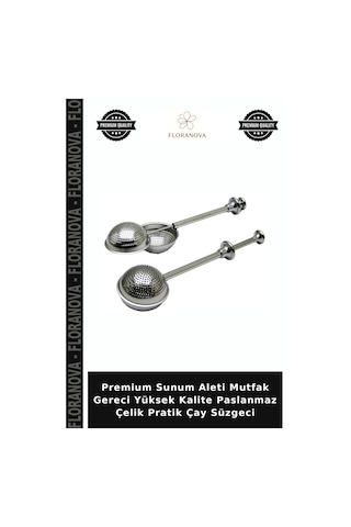Premium Sunum Aleti Mutfak Gereci Yüksek Kalite Paslanmaz Çelik Pratik Çay Süzgeci Diğer