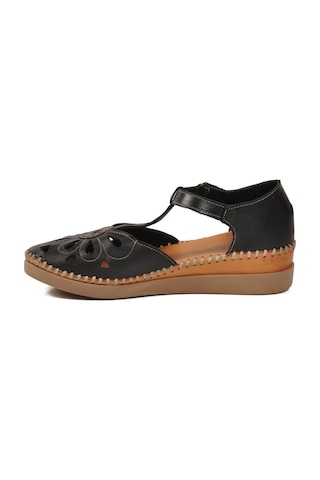 Pierre Cardin Siyah Cırtlı Hafif Kadın Günlük Sandalet Pc-54518 Z