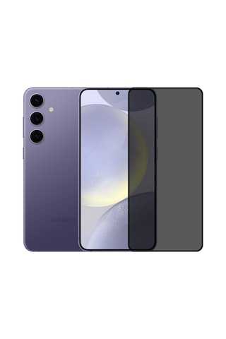 Safeus Tam Kaplayan Hayalet Parmak İzi Bırakmayan Safir Ekran Koruyucu Cam , Samsung S24 İle Uyumlu