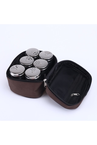 Sones Açık Barbekü Paslanmaz Çelik Taşınabilir Baharat Kavanoz Takımı Çok Renkli