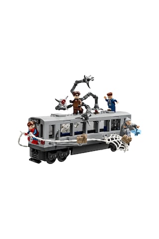 LEGO® ǀ Marvel Örümcek Adam ile Doktor Oktopus Metro Sahnesi 76321 - 9 Yaş ve Üzeri Çocuklar için Yaratıcı Oyuncak Yapım Seti (393 Parça)
