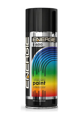Energıe Sprey Boyalar 400ml X Mat Siyah Siyah