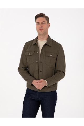 Pierre Cardin Erkek Haki Deri Mont-kaban 50318156-790 Haki