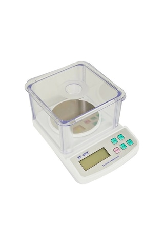 Diamond Plus Dijital Göstergeli Plastik Fanuslu Hassas Terazi Sf-400c 500 Gr-0.01 Lisinya