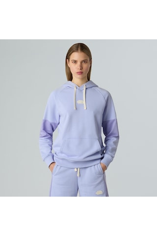 The North Face W Terry Relaxed Hoodie Kadın Sweatshirt-31549 Mor