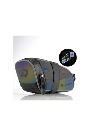 Bisiklet Sele Tüp Çanta Su Geçirmez Bisiklet Koltuklar Altında Çanta Büyük Kapasiteli Bisiklet Saklama Çantası Hızlı Siyah