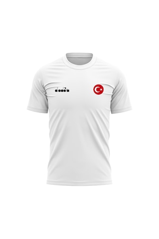 Diadora Bergamo Milli Takım Antrenman Tişört Beyaz