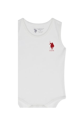 U.S. Polo Assn. Bebek Body Zıbın Krem