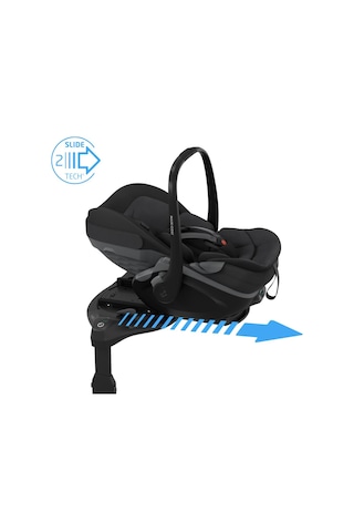 Maxi-cosi Pebble Slide Pro Isofix Bazalı 360 Dönebilen Tam Yatabilen 0-13 Kg Ana Kucağı Black
