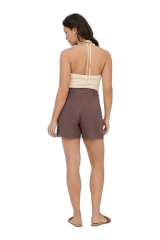 Only Onlıta Hw Lınen Look Shorts Tlr Kadın Kahverengi Şort - 15370279