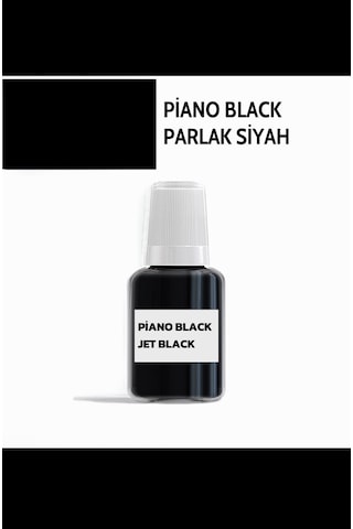 Piano Black Parlak Siyah - Fırçalı Kutuda Rötuş Boyası 30ml.