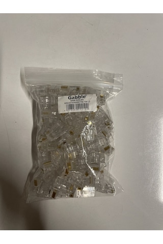 Ez Rj45 Geçmeli Cat 6 Konnektör 1 Paket 100 Lü