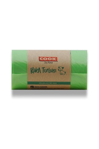 Kaka Torbası, 30 Yaprak, Elma Kokulu, Yeşil