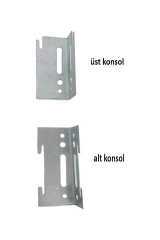 Panel Radyatör Duvara Montaj Askı Konsol Takımı 2 Li 1 Takım