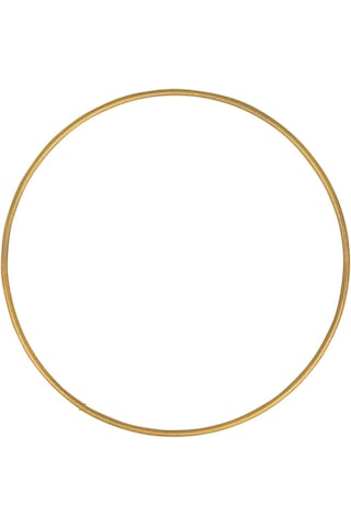 Gold Metal Makrome Halkası 38 Cm 1 Adet Mat Dokulu Altın Renk Yuvarlak Kasnak 4mm,dekoratif Çember 30 Cm