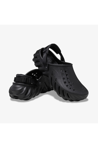 Crocs Echo Unisex Siyah Terlik Düz 207937 Siyah