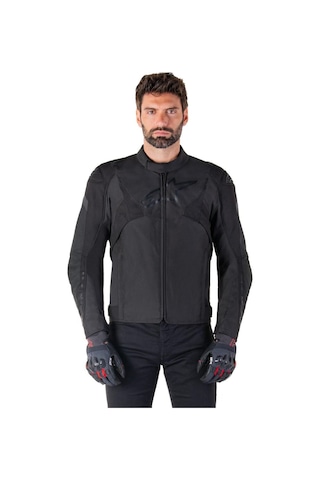 Alpinestars T-jaws V4 Wp Korumalı Motosiklet Montu Siyah Siyah