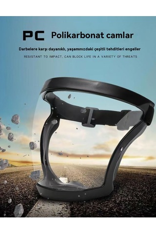 Toz Geçirmez Tam Yüz Koruyucu Maske Kaynak Kesme Ve Zımparalama Maskesi Red And White