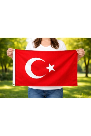 40x60 Cm Türk Bayrağı Alpaka Kumaş, Canlı Renk, Dış Mekana Dayanıklı Bayrak 1 Adet Tek Ebat