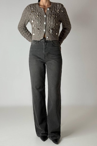 Lacarino 7714 W.leg Kadın Jean Pantolon Basalt Grey