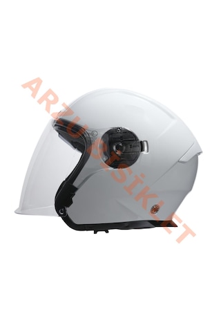Beon- Çenesiz Vizörlü Yazlık Kask B203 Beyaz Xl Beyaz