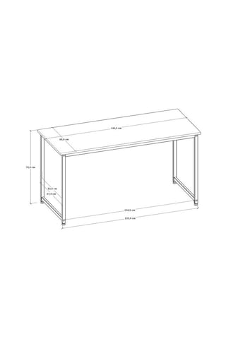 Just Home Çalışma Masası - Atlantik Çam - 140 Cm Atlantik Çam