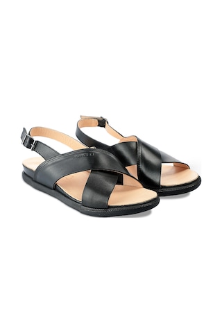 Forelli Fujı-g Kadın Sandalet Siyah 22307-f81 Siyah