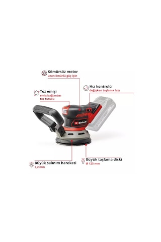 Einhell TP-RS 18/32 Li Bl - Solo Akülü Eksantirik Zımpara - 4462020