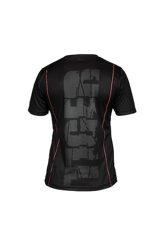 Dosmai Dijital Baskılı Tiger Bisiklet Yaka Spor T-shirt Fgt063 Siyah