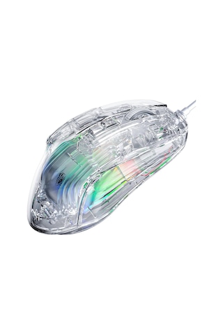 Aula S80 7200 DPI 7 Tuşlu RGB Şeffaf Optik Oyuncu Mouse