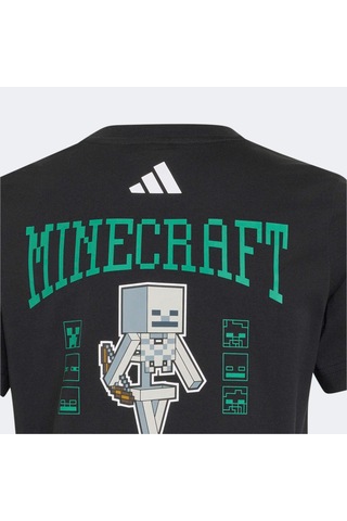 Adidas Minecraft Çocuk Siyah Tişört Ks9029