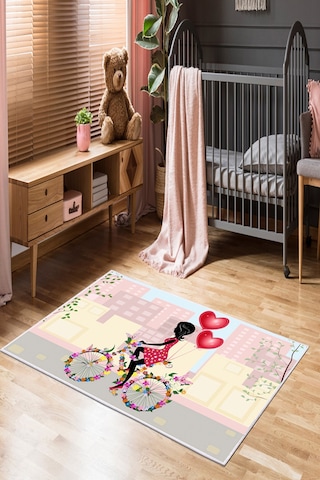 Dekoreko Kids Halı 502 Pembe