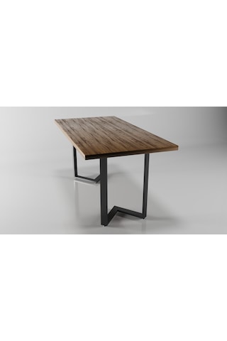 V Model Metal Ayak Seti Siyah Metal Masa Ayağı